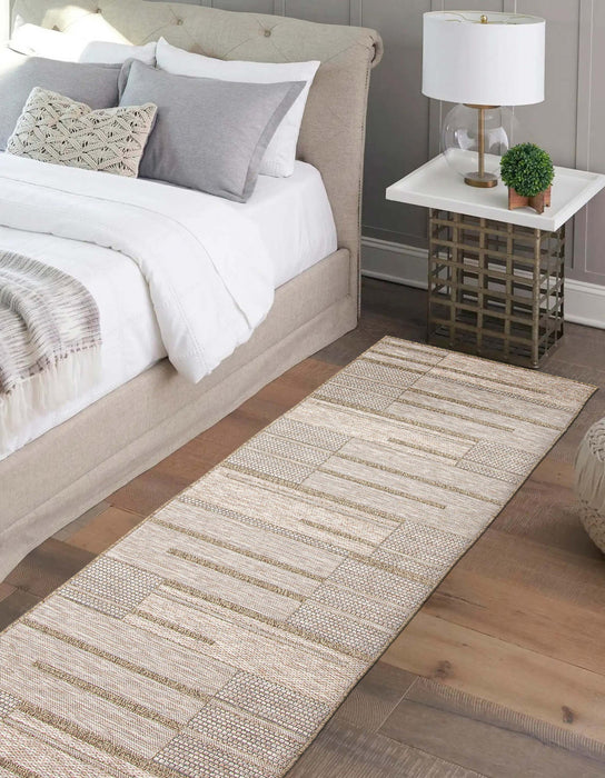 Atlas Taupe Area Rug - 2'8\" x 8'2\"
