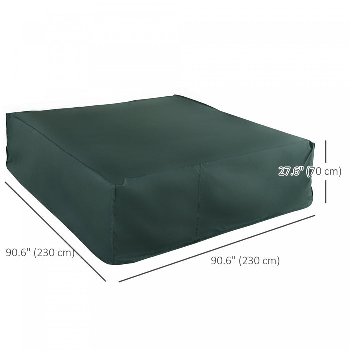Outsunny Large Garden Furniture Set Cover, Patio Cover, Green