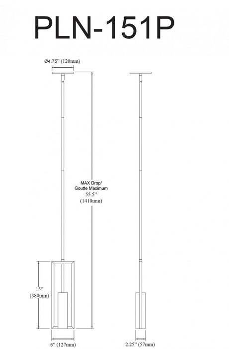 Dainolite Pauline 1 Light Pendant Aged Brass Lamp