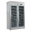 FORNO Abruzzo 48" Dual Zone Wine Cellar, 102 Bottles, 24 cu. ft,Stainless steel - FWCDR6611-48S | Cave a vin Abruzzo de 48" double zone, capacite de 102 bouteilles, 24 pi³, en acier inoxydable-FWCDR6611-48S