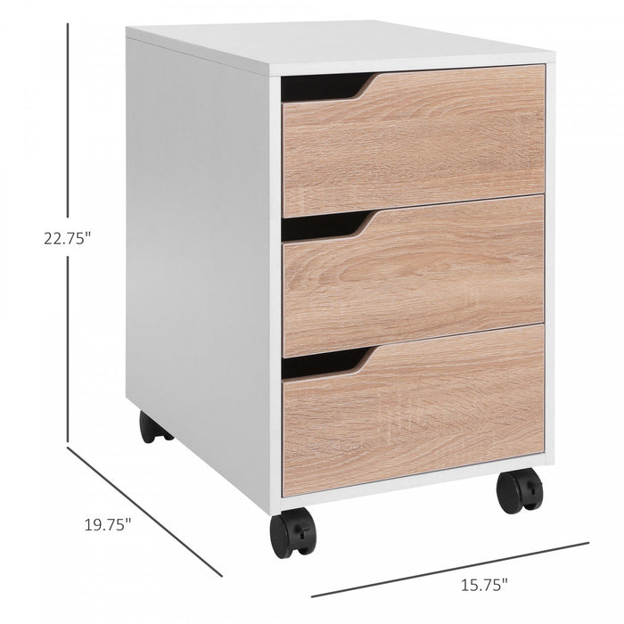 Homcom 3 Drawer File Cabinet
