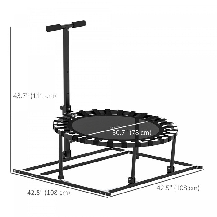 Soozier 2-in-1 Soccer Rebounder Trampoline With 8 Adjustable Angles