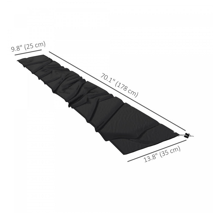 Outsunny Parasol Cover, Patio Cantilever Cover with Zipper Black