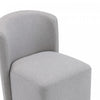 Hearth Contemporary Modern Upholstered Side Chair in Light Gray | Chaise d’appoint contemporaine moderne Hearth, rembourree, gris clair