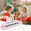 Costway 37-Key Keyboard Piano Electronic Musical Instrument Pink