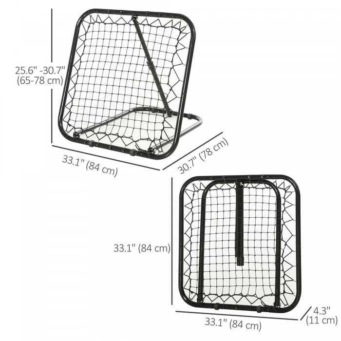 Soozier Angle Adjustable Soccer Baseball Rebounder Net Goal Training