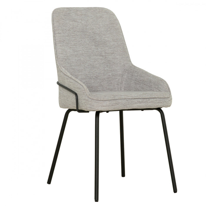 Thora Taupe Upholstered Accent Dining Chair (Set of 2)