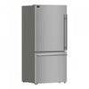 Forno Milano Espresso 31 Inch Bottom Freezer, Stainless Steel, 17.2 cu.ft. - FFFFD1786-31S | Refrigerateur Milano Espresso de 31 po avec congelateur inferieur, acier inoxydable, 17,2 pi³ – FFFFD1786-31S