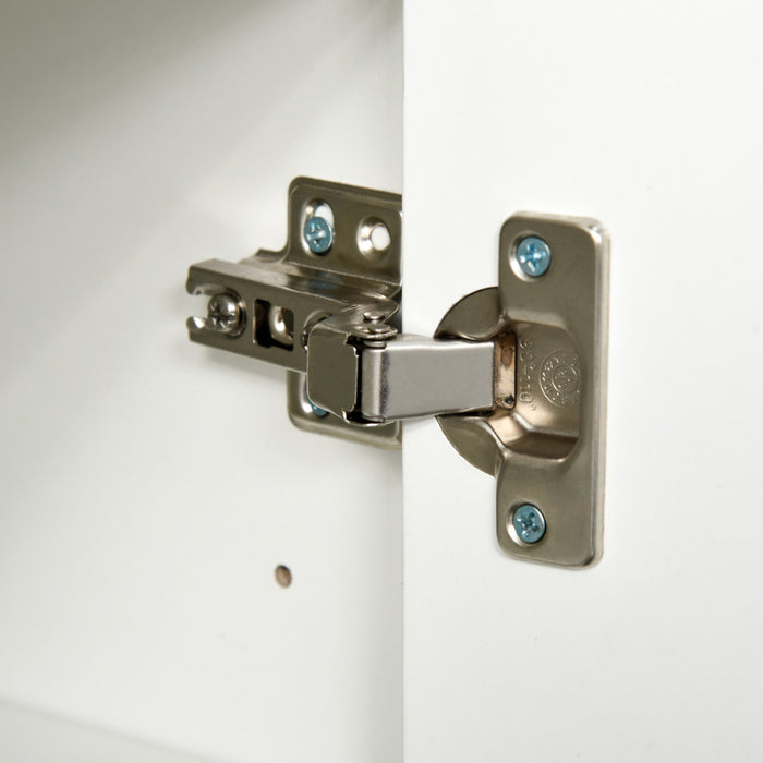 HOMCOM High Gloss Buffet Sideboard with Drawers Kitchen Storage Cabinet