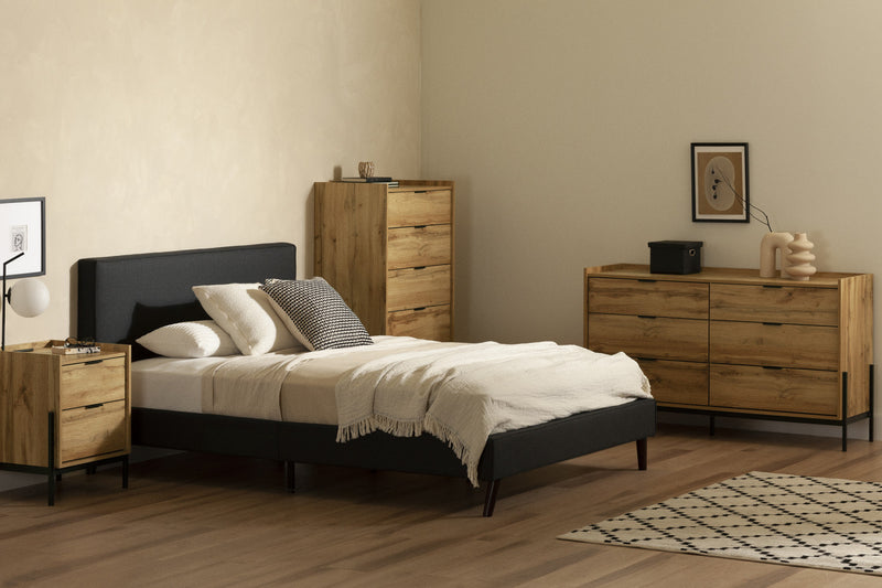 Milton 6-Drawer Double Dresser - Nordik Oak