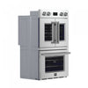 Forno Gallico 30 in. French Door Electric 7.36 cu.ft. Double Wall Oven - FBOEL1388-30 | Four mural double electrique a porte francaise Gallico 30 po, 7,36 pi³ - FBOEL1388-30
