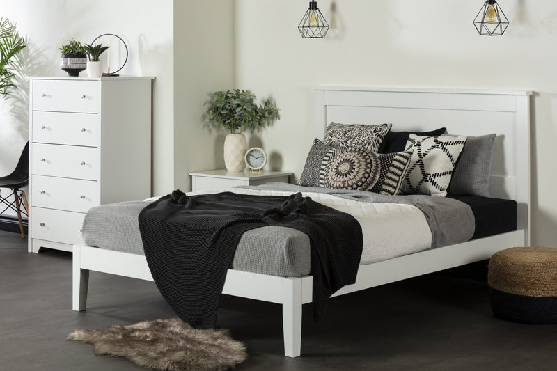 Vito Headboard - Modern Style - Pure White 