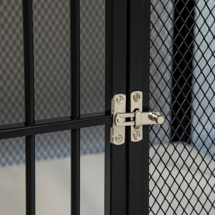 Pawhut Dog Crate Furniture With Water-resistant Cushion, Dog Crate End Table With Removable Tray, Indoor Pet Crate For Small And Medium Dogs Indoor Use