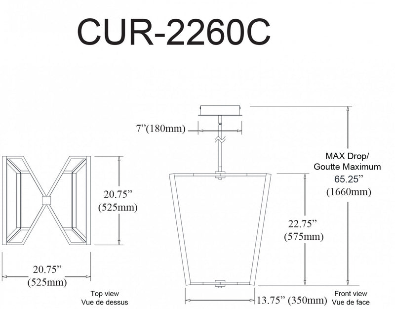 Dainolite Curant Chandelier 60w Aged Brass White Silicone Diffuser Lamp