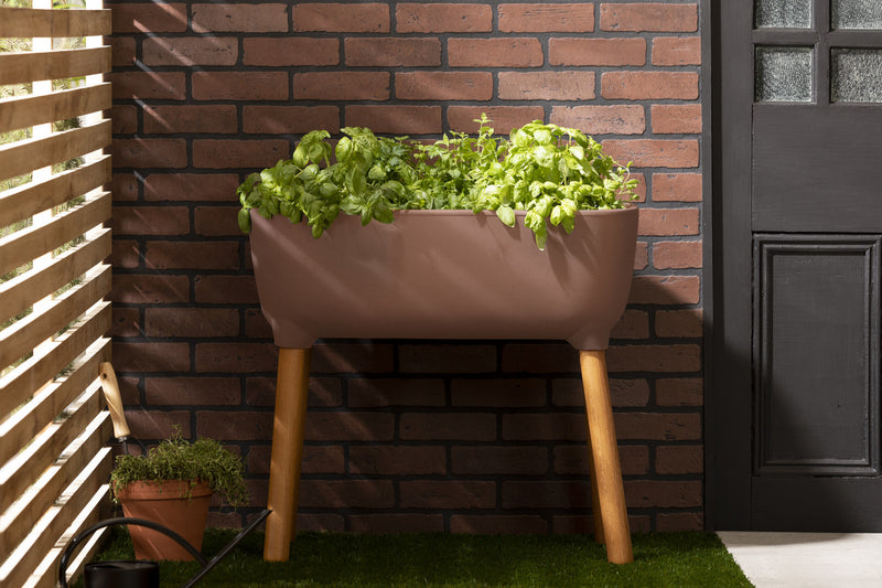 Dalya Raised Planter - Burnt Orange