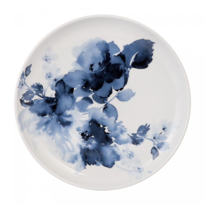 H2K Midnight Roses 16-Piece Porcelain Dinnerware Set
