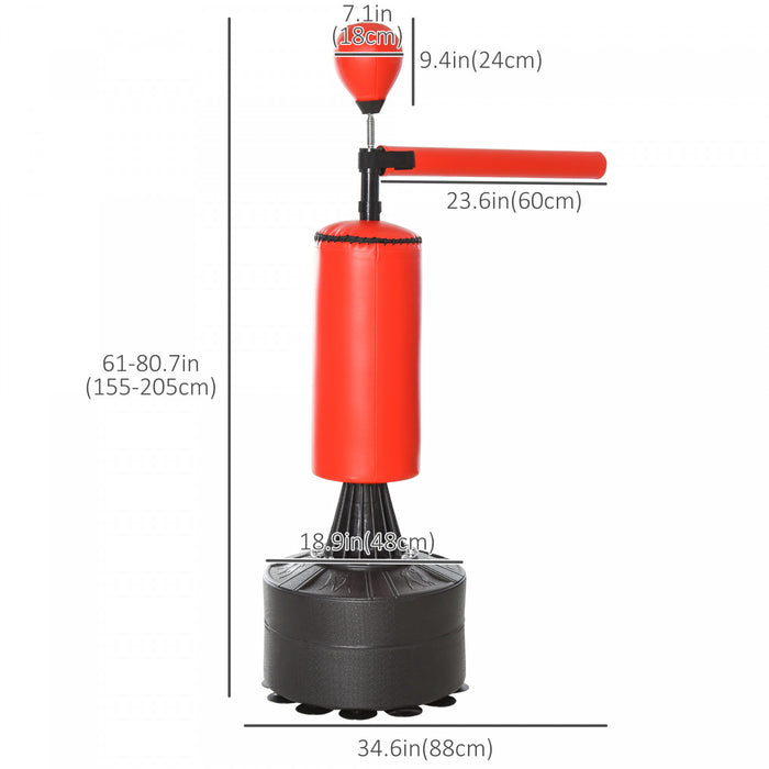 Soozier Freestanding Boxing Punch Bag Stand