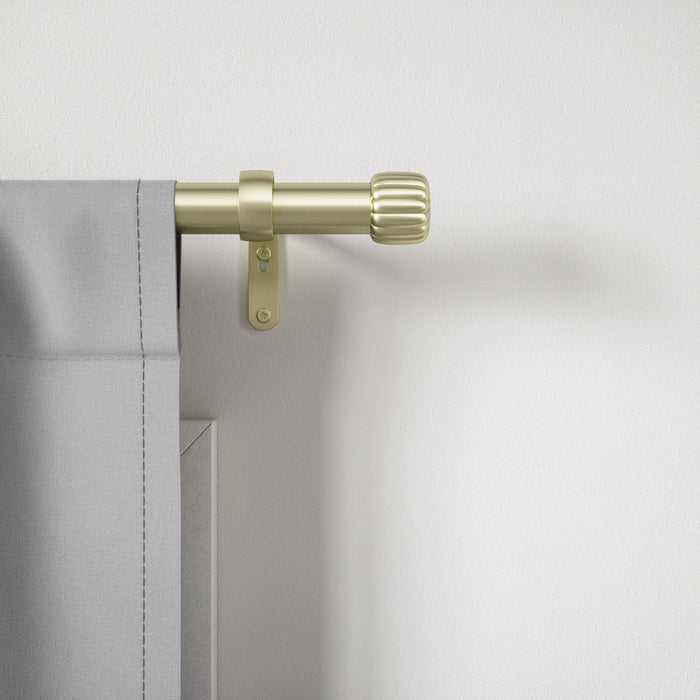 Umbra Cleo Gold Expandable 1\" Curtain Rod - 66\"-120\" 