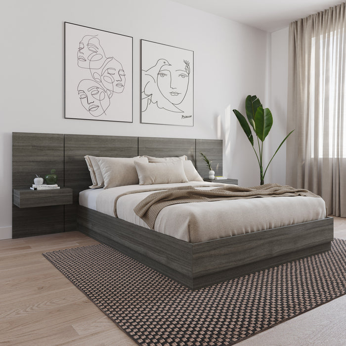 Milano Floating Nightstand Extension Panel Set of 2