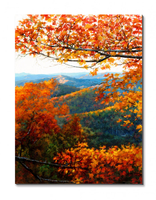 Warm Foliage Wall Art