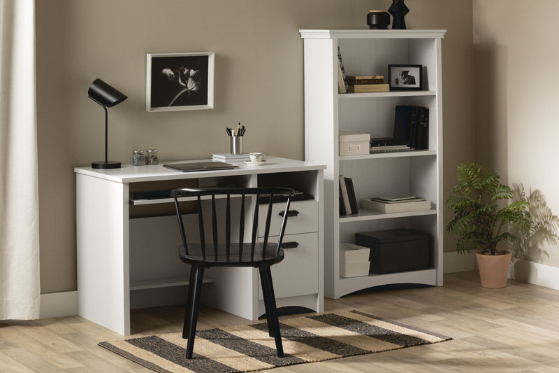 Gascony 4-Shelf Bookcase Pure White - South Shore