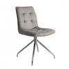 Odette Grey Tufted Upholstered Dining Chair (Set of 2) | Chaise de salle a manger Odette rembourree capitonnee grise (ens. de 2)
