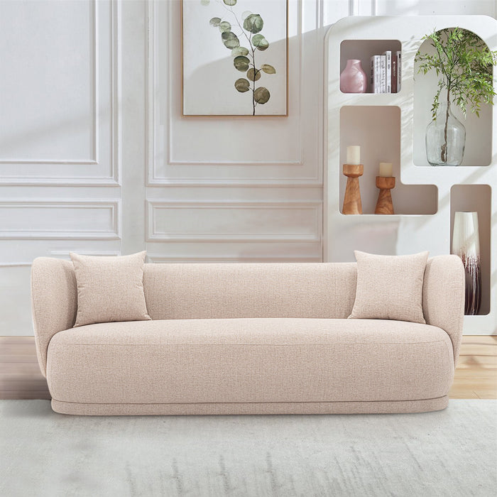 Siri Modern 2-Piece Sofa Set in Wheat