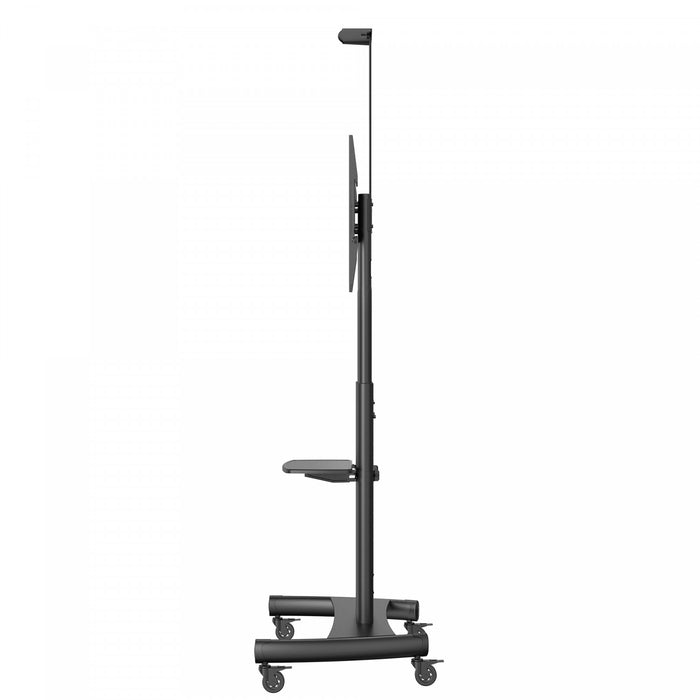 Kanto MTM86PL Height Adjustable Rolling TV Stand for 55\" - 86\" TVs and Interactive Displays, Black Tv Mount