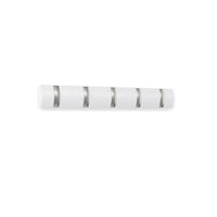 Umbra 5 Flip Wall-Mounted Hooks - White