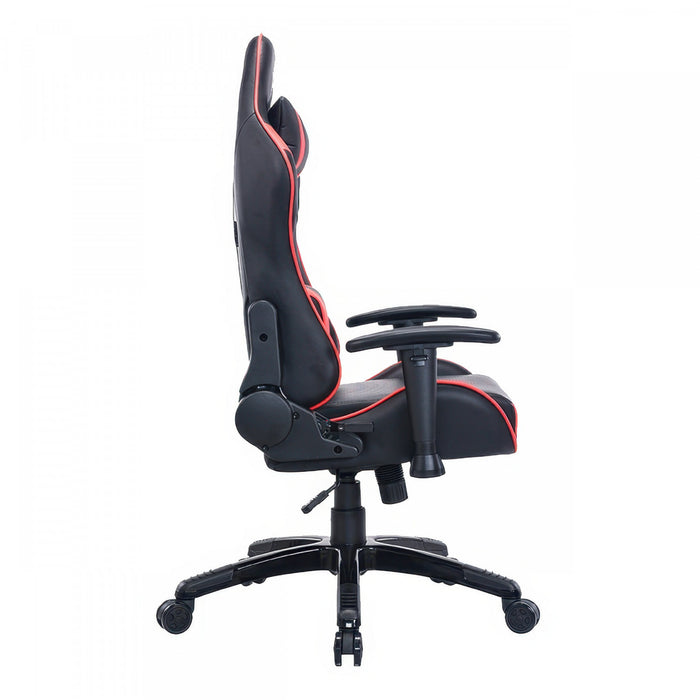 TygerClaw High Back Gaming Chair for Maximum Comfort in Red Office Chair