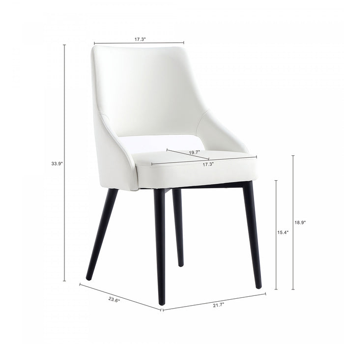 Tremont Modern 8-Piece Dining Chair Set in White