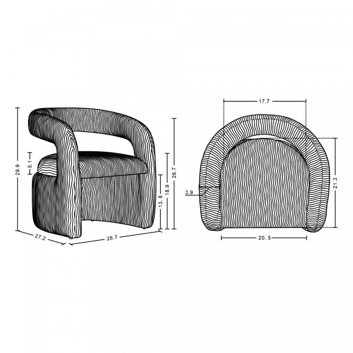 Corvette Mid-Century Modern Velvet Lounge Chair in Olive Green - Set of 2