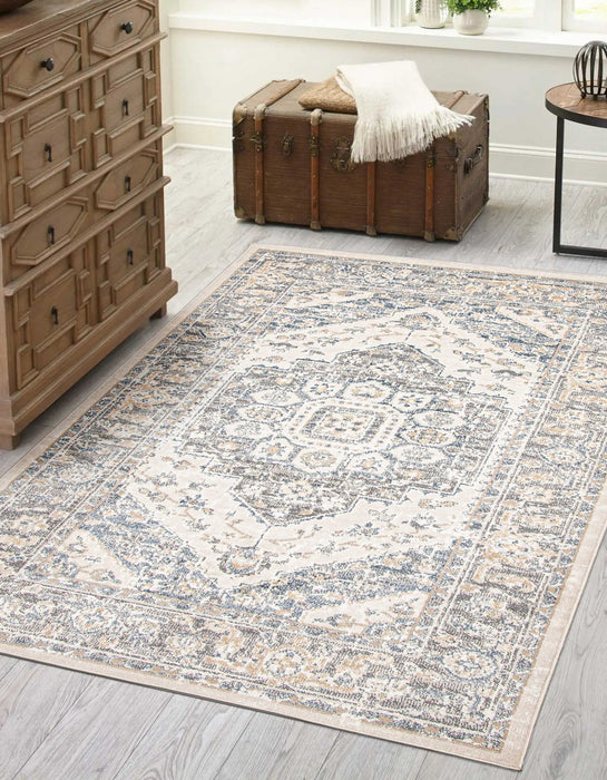 Bijara Blue Area Rug - 5'0\" X 8'0\" 