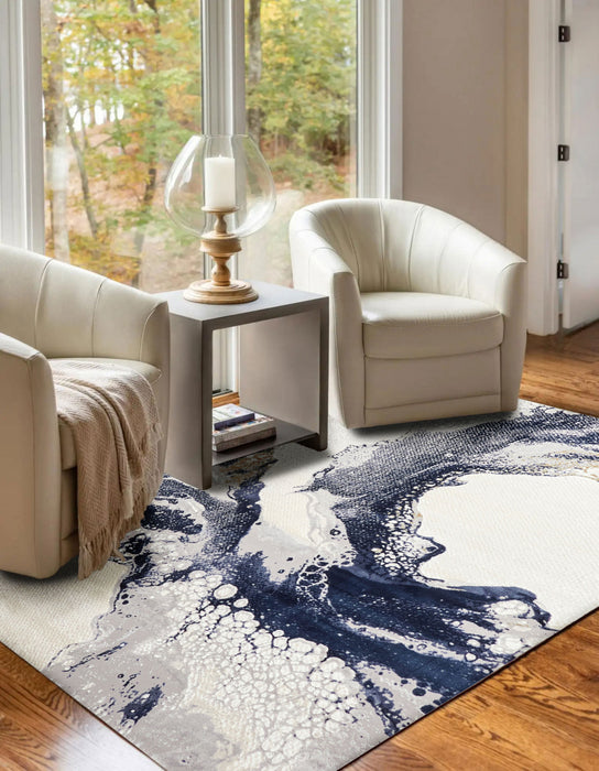 Bloom Blue Rug 8'0\" x 10'0\"