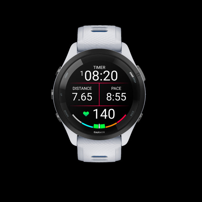 Garmin Forerunner® 265 Gps Smartwatch - Fitness Tracker W/ Multi-band Gps - Whitestone