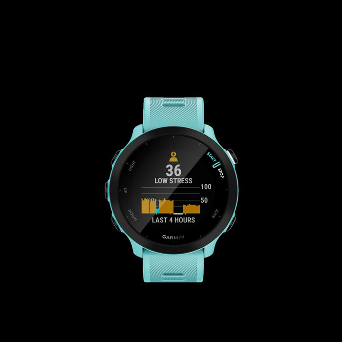 Garmin Forerunner® 55 Gps Running Smartwatch - Sports And Fitness Tracking, Water-resistant - Aqua