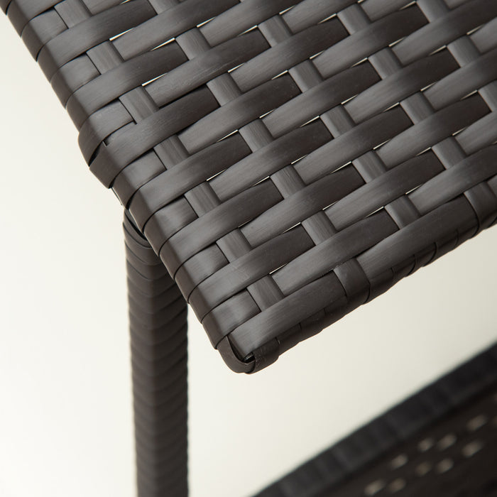 Pawhut Elevated Rattan Dog Bed Pet Home Indoor Outdoor Wicker Dog Cot Dog House Pet Furniture Sofa Bed With Padded Cushion And Roof Shelter Cream White