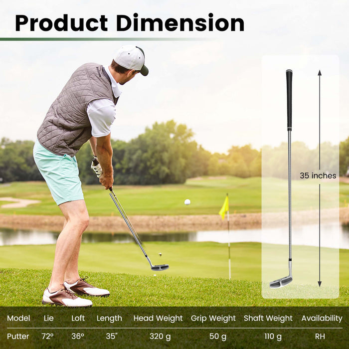 Ultimate Golf Chipper Right-handed Chipping Club Stainless Steel Head Batting Aid Line