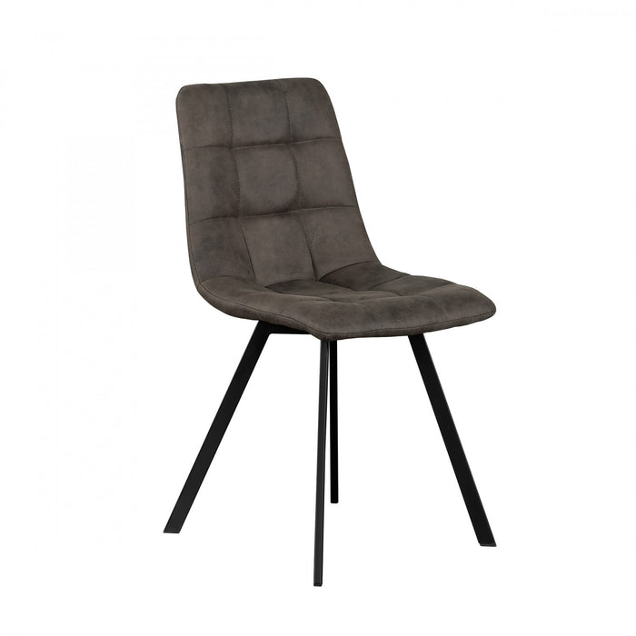 Foster Grey Microfiber Upholstered Dining Chair (Set of 2)