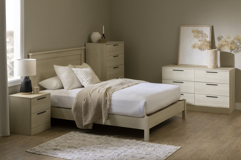 Step One Essential 6-drawer Dresser - Bleached Oak 