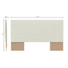Julian Upholstered Headboard | Tete de lit rembourree Julian