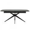 Trevin 70-94 in. Extendable Dining Table with Metal Legs (Seats 6-8) | Table de salle a manger extensible Trevin de 70 a 94 po avec pieds en metal (6 a 8 places)