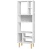 Manhattan Comfort Essex 60.23\" Decor Bookcase with 8 Cube Shelves - White & Zebra
