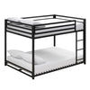 DHP Miles Metal Full/Full Bunk Bed - Black