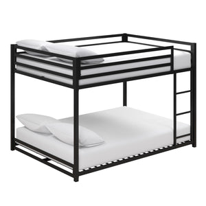 DHP Miles Metal Full/Full Bunk Bed - Black