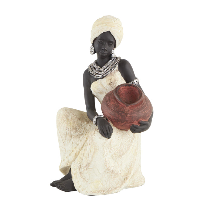 Polystyrene 10\" African Figure