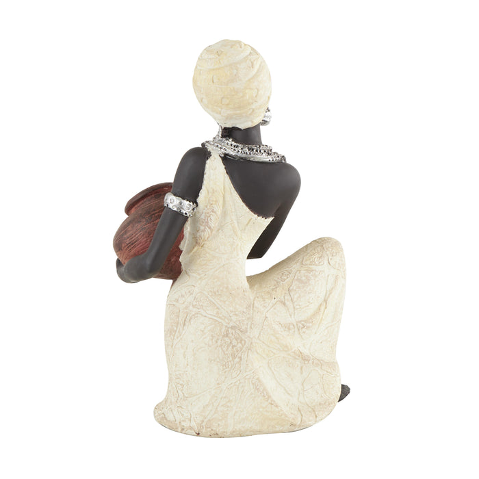 Polystyrene 10\" African Figure