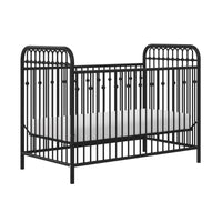 Monarch Hill Ivy Metal Baby Crib - Black 