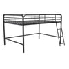 DHP Jett Junior Full Metal Loft Bed - Black