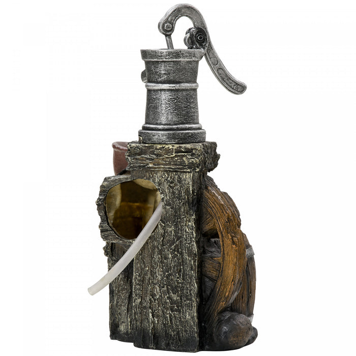 Outsunny Old Fashion Pump Outdoor Waterfall Fountain Garden Water Feature